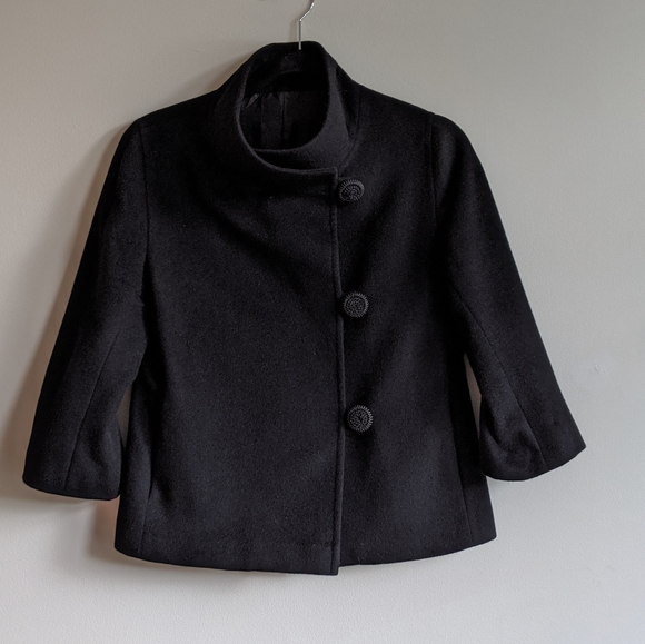 Vintage asymmetrical Cashmere Jacket - Picture 1 of 7